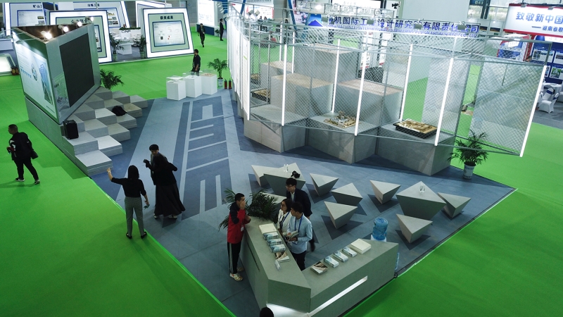 2019築博會中機國際精彩亮相，省長許達哲親臨展位參觀調研