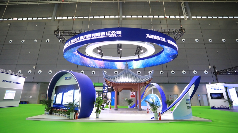 新材料仿古建築首次亮相！中機國際參加2021年中國築博會